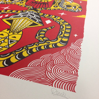 Illustration for article titled Shoot Electricity From Your Skull With These Great Silk Screen Prints